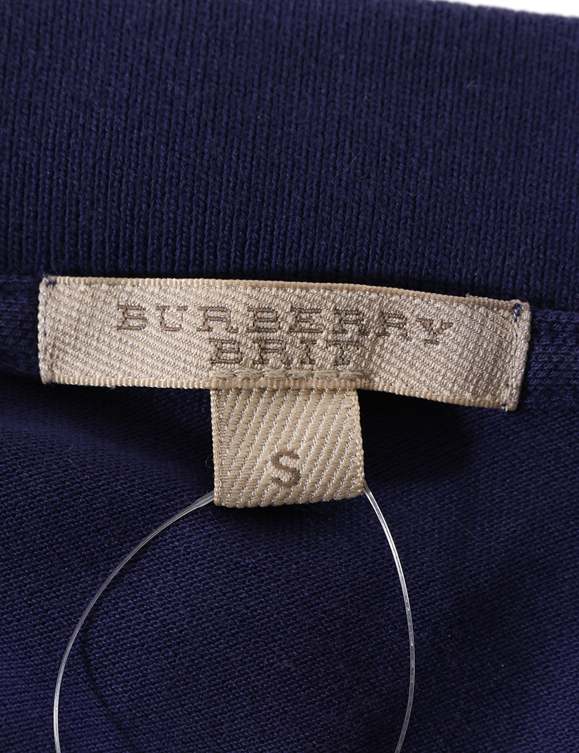 BURBERRY BRIT・トップス・ポロシャツ コットン 紫