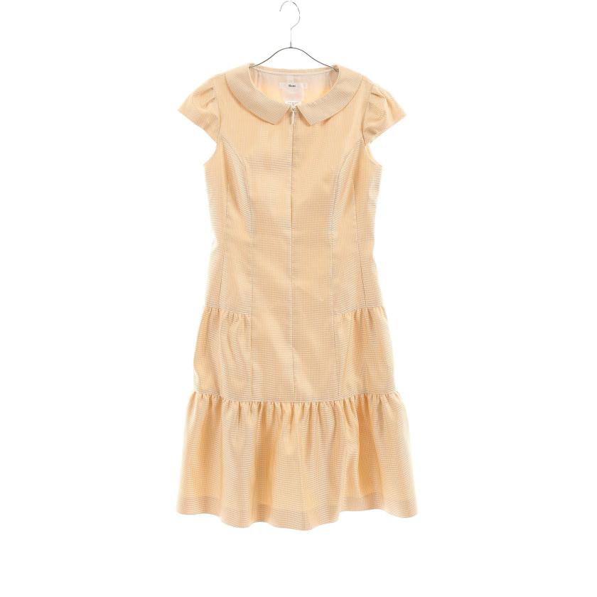ルネ Rene ティアード ワンピース 半袖 チェック柄 イエロー ハイブランド ブランド専門の中古通販サイト ルネ Rene ティアード ワンピース 半袖 チェック柄 イエロー ハイブランド ブランド専門の中古通販サイト