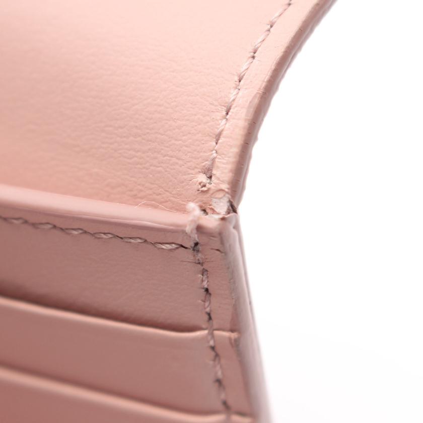セリーヌ(CELINE)スモール|フラップウォレット||三つ折り財布|レザー|ピンクベージュ|ハイブランド・ブランド専門の中古通販サイト(716720)