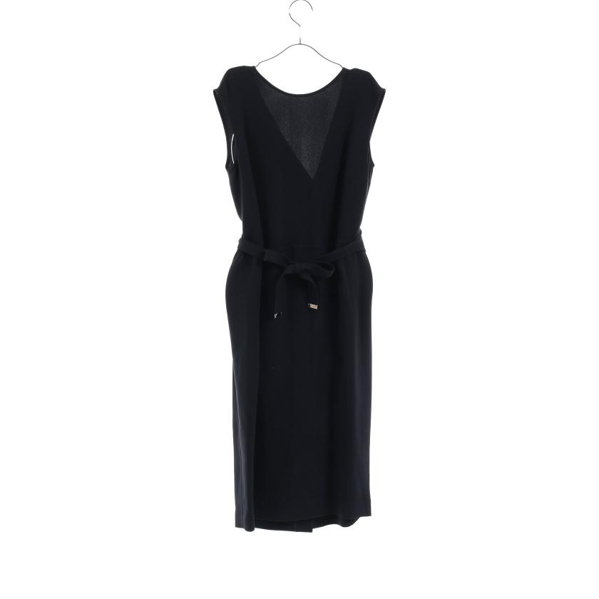 エルメス Hermes カシュクール ワンピース ノースリーブ シルク ダークネイビー ハイブランド ブランド専門の中古通販サイト 7446