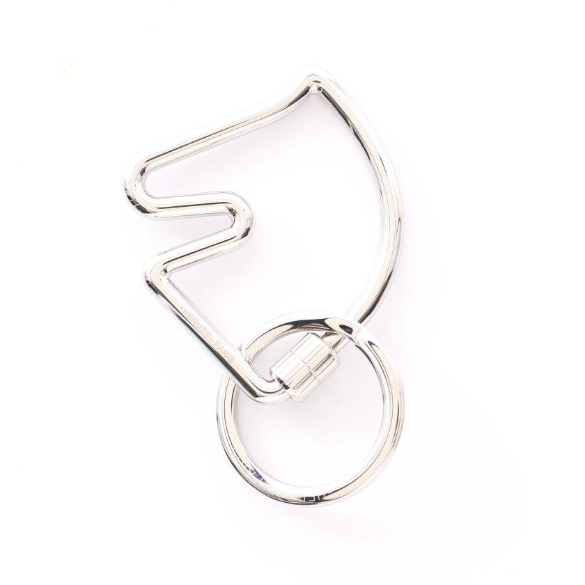 エルメス Hermes シュバル カラビナ キーホルダー ホース シルバー ハイブランド ブランド専門の中古通販サイト