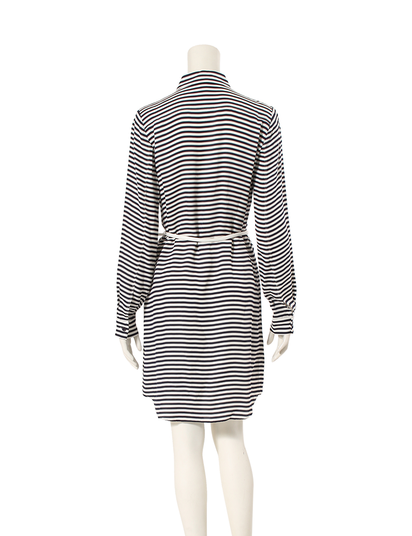 セオリー Theory ボーダー ワンピース ネイビー 白 ハイブランド ブランド専門の中古通販サイト