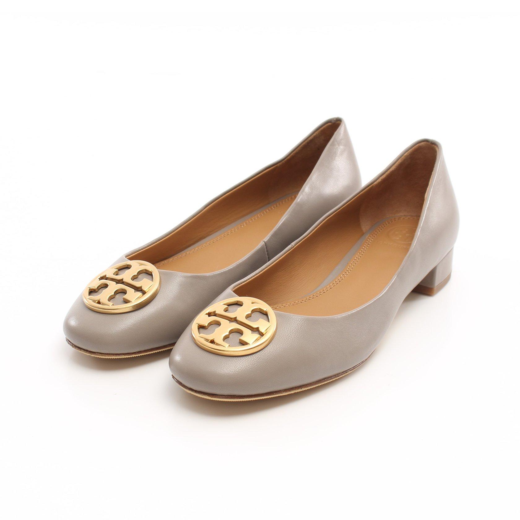 美品 TORY BURCH トリーバーチ やぎ革 黒 パンプス - rehda.com