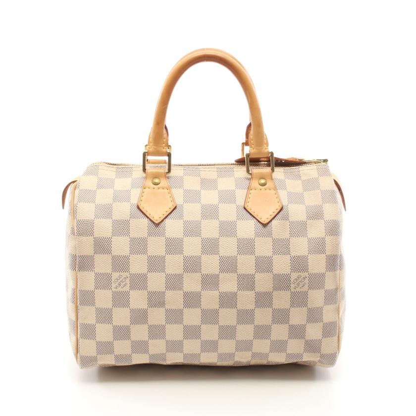 ルイヴィトン(LOUIS VUITTON)スピーディ25|ダミエアズール |ハンドバッグ|PVC|レザー|ホワイト|ハイブランド・ブランド専門の中古通販サイト(726999) ルイヴィトン(LOUIS VUITTON)スピーディ25|ダミエアズール |ハンドバッグ|PVC|レザー|ホワイト|ハイブランド・ブランド専門の中古通販サイト(726999)