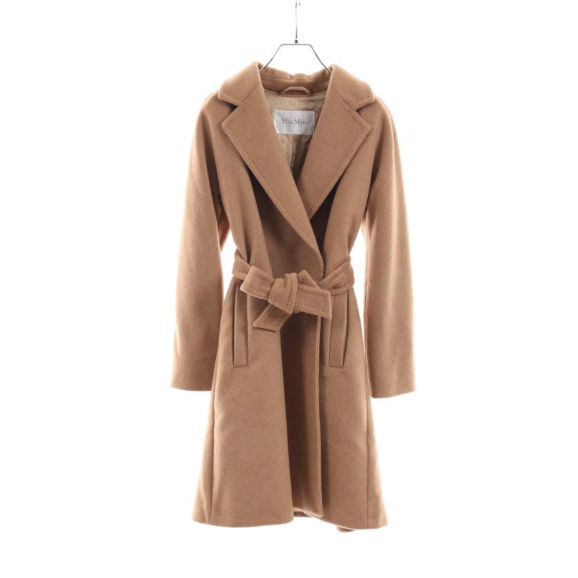 Max Mara・アウター・マニュエラ アイコンコート ガウンコート ラップ キャメル ライトブラウン