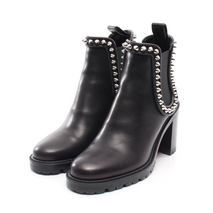 ★美品★クリスチャンルブタン　ショートブーツ　スタッズ　ブラック　サイズ34.5 Christian Louboutin 【超美品】 ルブタン スパイクスタッズ OTABOO