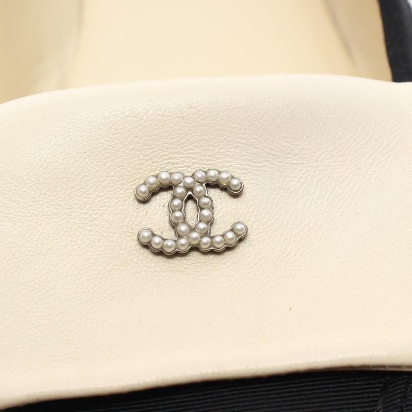 シャネル(CHANEL)ココマーク|ローファー|グログラン|レザー シャネル(CHANEL)ココマーク|ローファー|グログラン|レザー