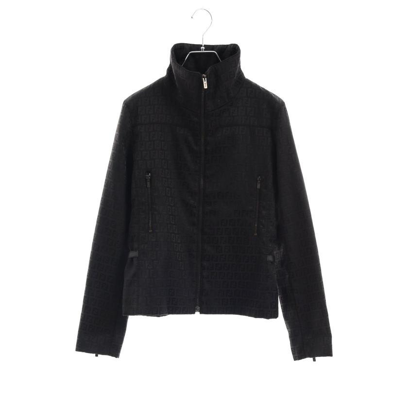 FENDI・アウター・ズッキーノ ジップアップ ジャケット ブラック