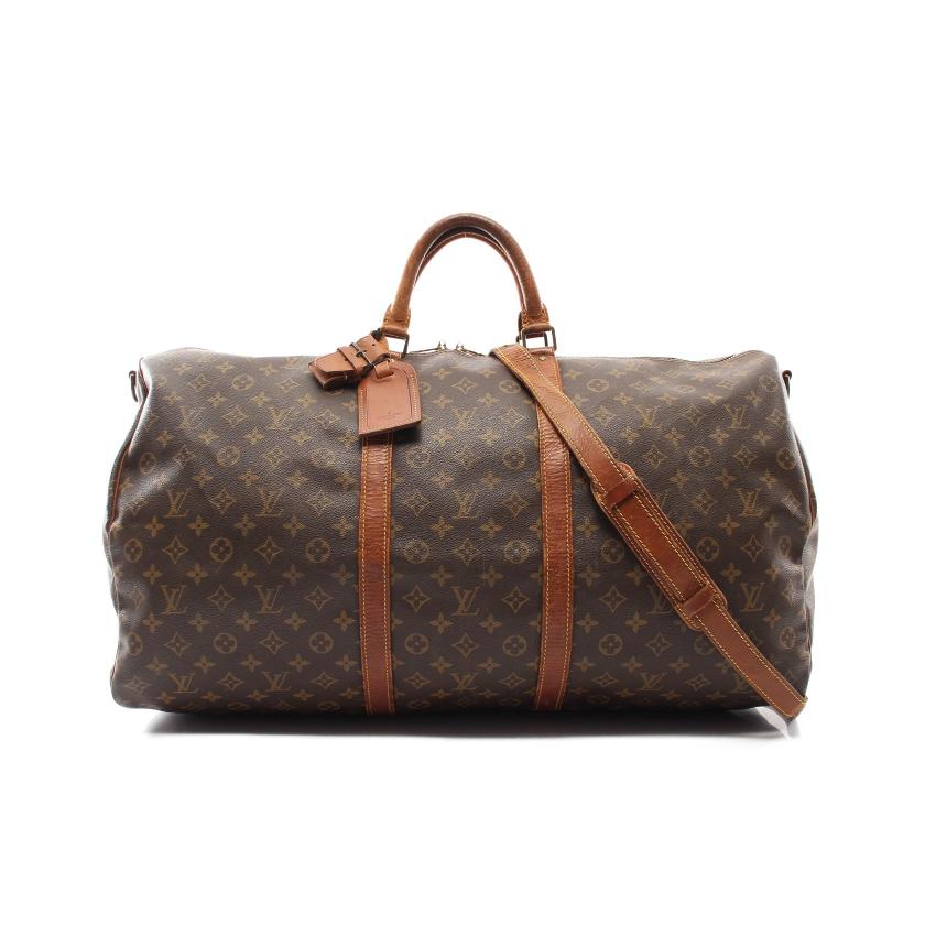 LOUIS VUITTON ボストンバッグ キーポル バンドリエール 50 茶 LOUIS VUITTON ルイ・ヴィトン キーポル バンドリエール50 タン