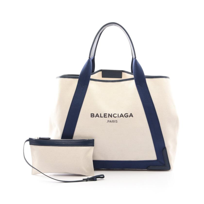 BALENCIAGA・バッグ・ネイビーカバ M ハンドバッグ トートバッグ