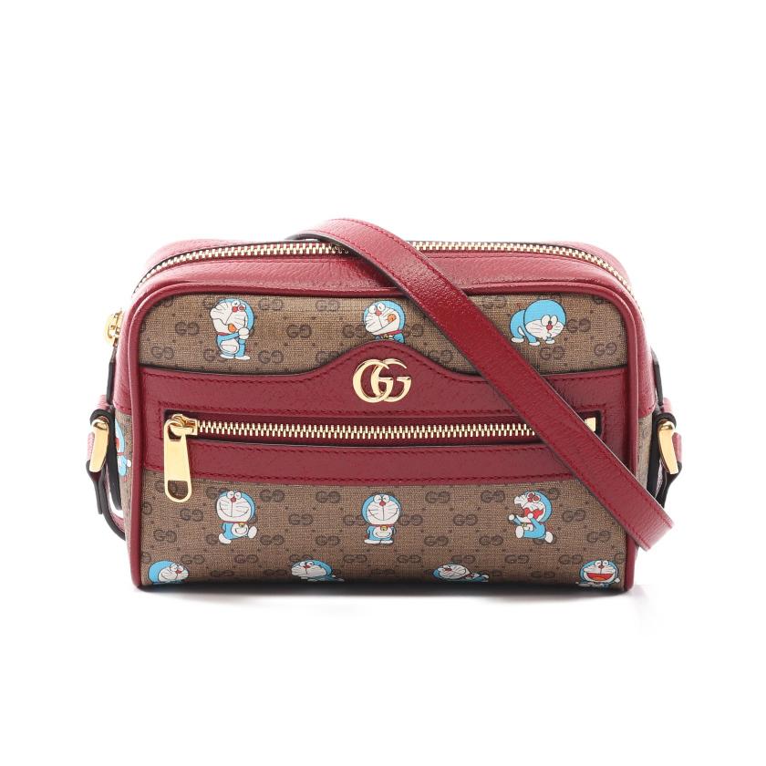 GUCCI ドラえもん メッセンジャーバッグ グッチ グッチ GUCCI ミニGGスプリーム ドラえもんコラボ