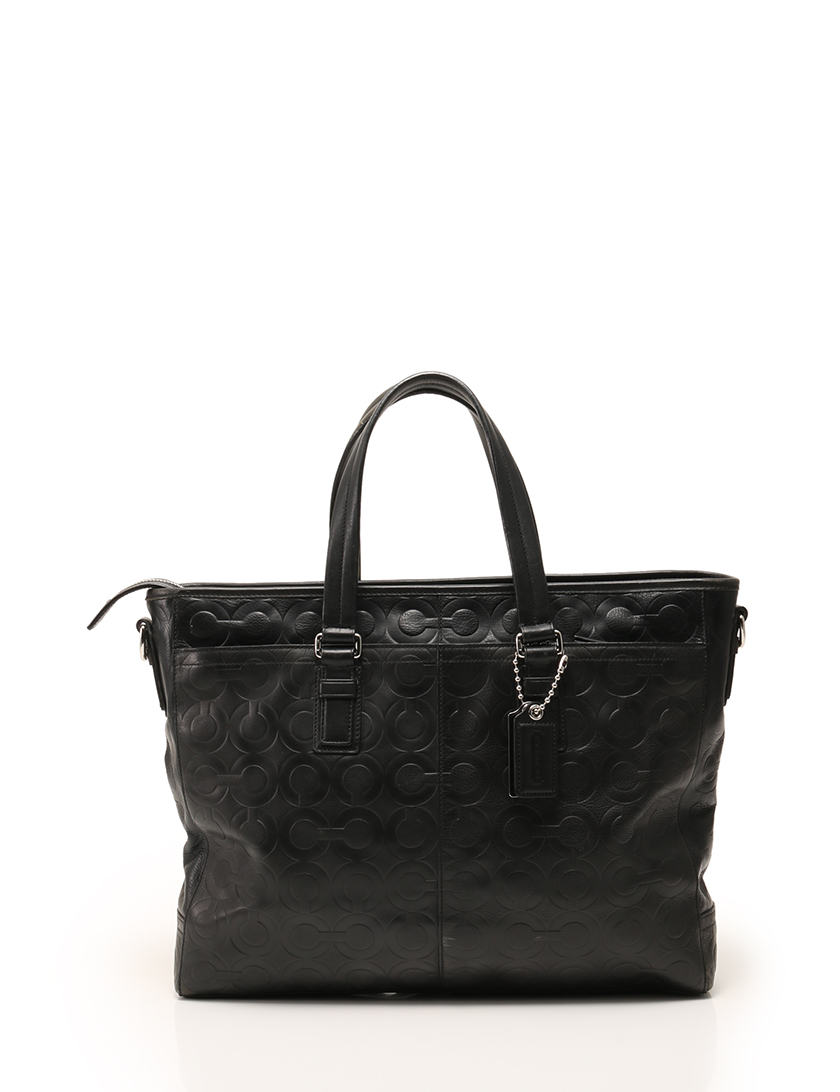 コーチ(COACH)オプアート|ミディアム|ビジネスバッグ|2WAY|レザー|黒|ハイブランド・ブランド専門の中古通販サイト(86468)