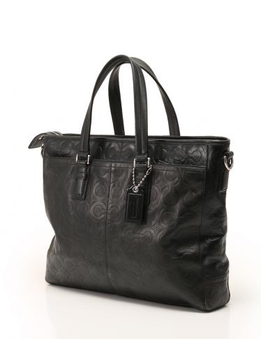 コーチ(COACH)オプアート|ミディアム|ビジネスバッグ|2WAY|レザー|黒|ハイブランド・ブランド専門の中古通販サイト(86468)