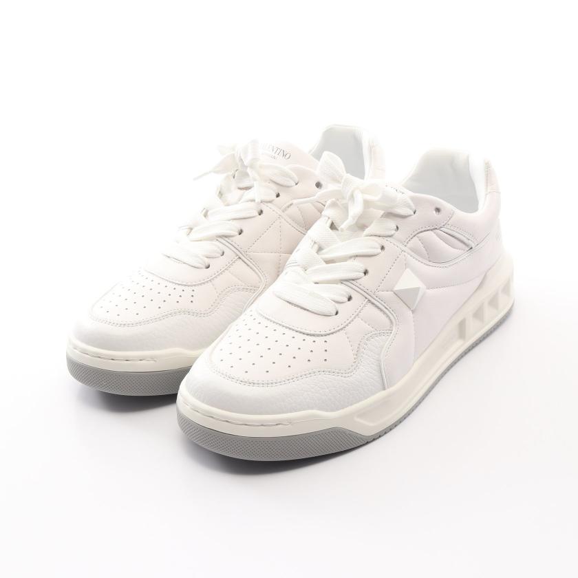 VALENTINO GARAVANI・シューズ・ワンスタッズ スニーカー レザー