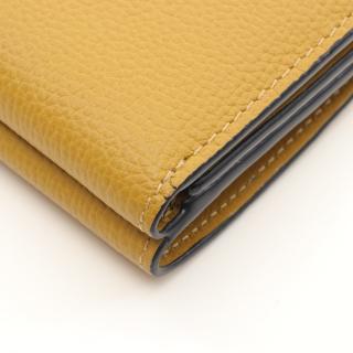 ロエベ(LOEWE)アナグラム|トライフォールド|6cc|ウォレット|三つ折り財布|レザー|イエローブラウン|ハイブランド・ブランド専門の中古通販サイト(730153)