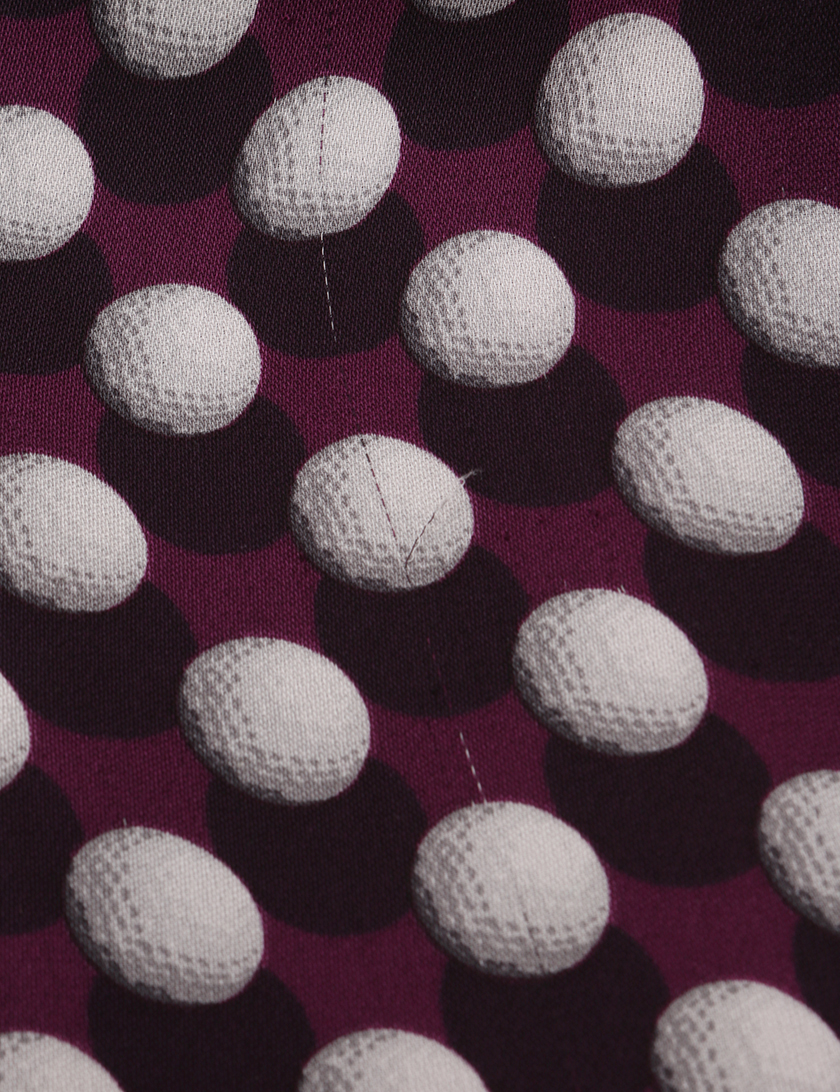 グッチ Gucci ノースリーブワンピース シルク 紫 白 ハイブランド ブランド専門の中古通販サイト