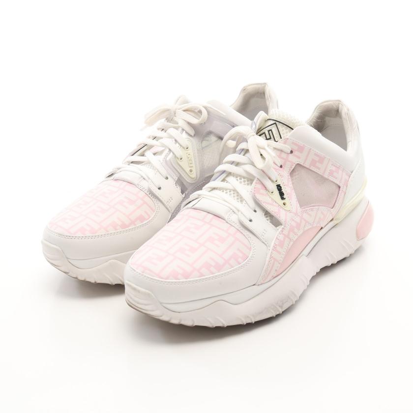 最終値下げ⭐︎美品⭐︎FENDIズッカ ハラコ レザースニーカー白 FENDI