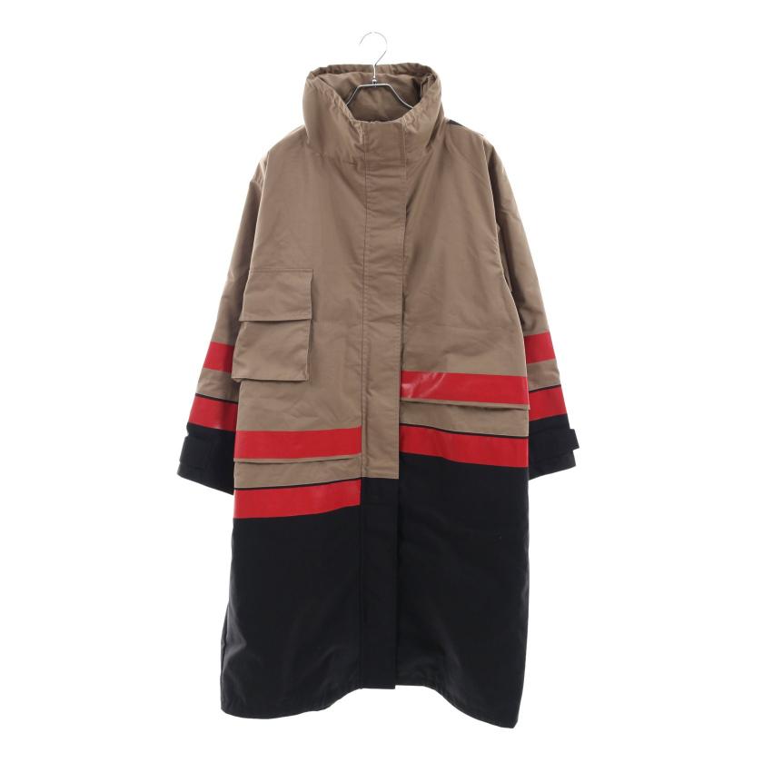 GUCCI・アウター・GUCCI × BALENCIAGA ザ ハッカー プロジェクト テクニカルコットン コート ベージュ レッド ブラック 21AW