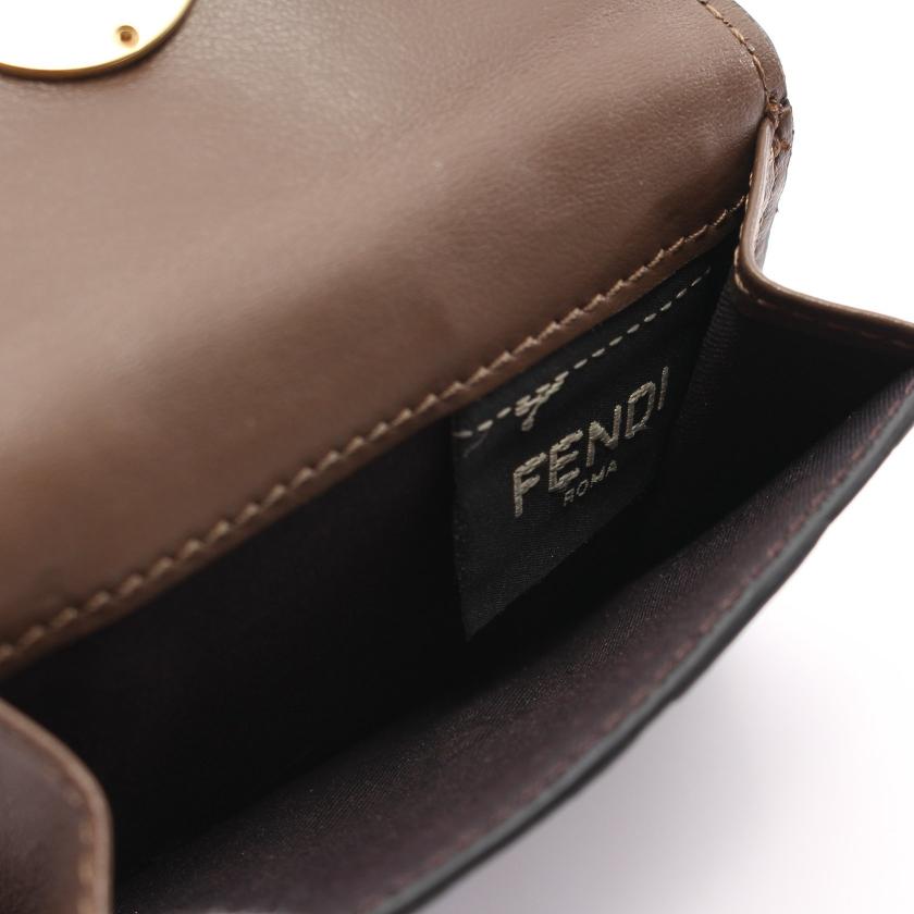 フェンディ(FENDI)エフイズ|マイクロ|ズッカ|三つ折り財布|コンパクトウォレット|レザー|ブラウン|ブラック|ハイブランド・ブランド専門の中古通販サイト(737099) フェンディ(FENDI)エフイズ|マイクロ|ズッカ|三つ折り財布|コンパクトウォレット|レザー|ブラウン|ブラック|ハイブランド・ブランド専門の中古通販サイト(737099)