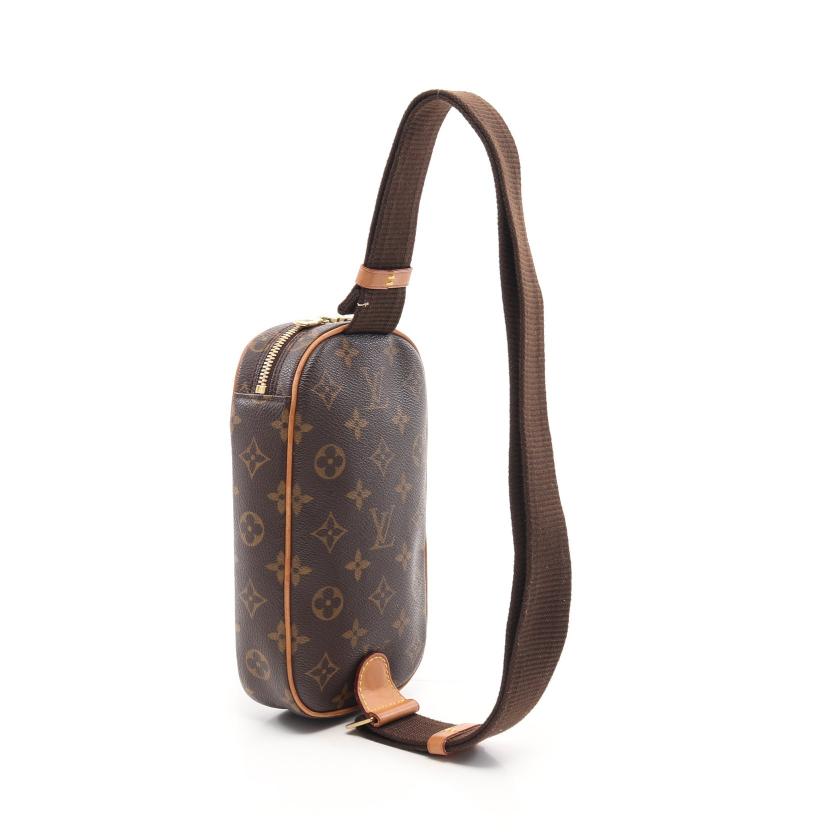 ルイヴィトン(LOUIS VUITTON)ポシェットガンジュ|モノグラム|ボディバッグ|PVC|レザー|ブラウン|ハイブランド・ブランド専門の中古通販サイト(741840) ルイヴィトン(LOUIS VUITTON)ポシェットガンジュ|モノグラム|ボディバッグ|PVC|レザー|ブラウン|ハイブランド・ブランド専門の中古通販サイト(741840)