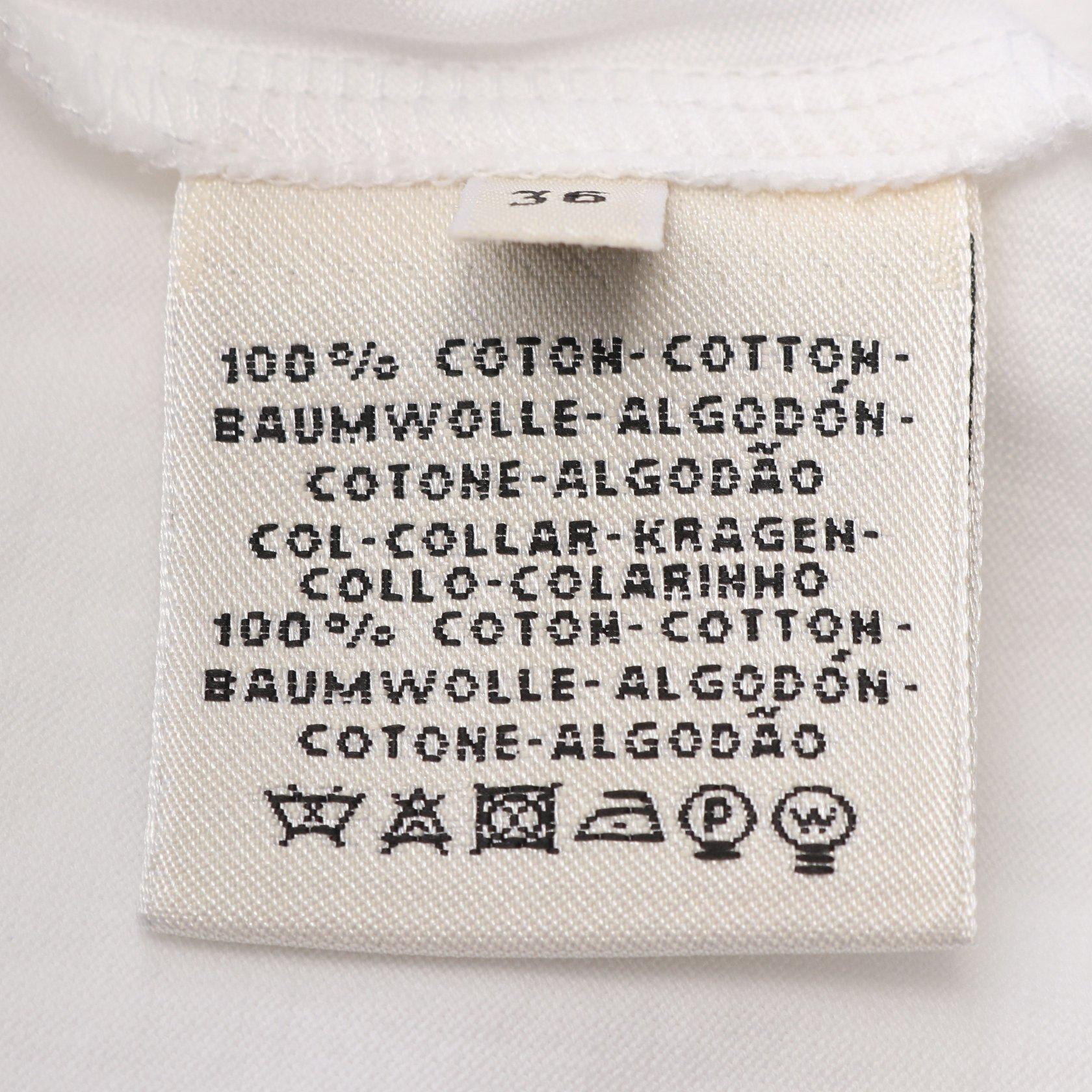 エルメス(HERMES)シェーヌダンクル|Tシャツ|カットソー|クルーネック|刺繍|ホワイト|ハイブランド・ブランド専門の中古通販サイト(743879)