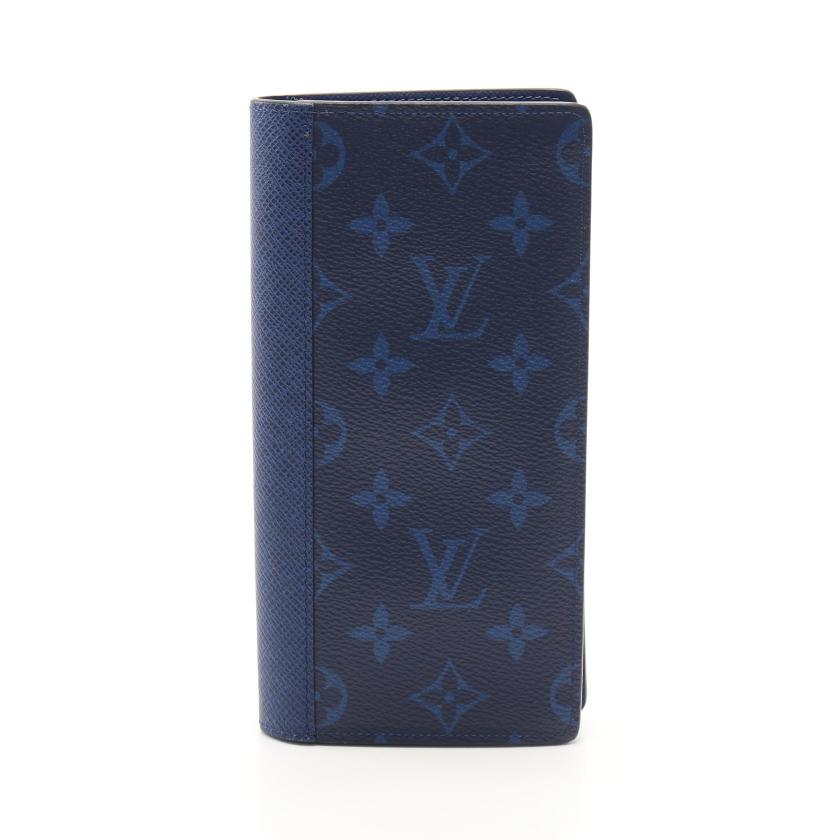 ルイヴィトン(LOUIS VUITTON)ポルトフォイユ|ブラザ|タイガラマ|コバルトブルー|二つ折り長財布 |レザー|PVC|ブルー|ハイブランド・ブランド専門の中古通販サイト(743436) ルイヴィトン(LOUIS VUITTON)ポルトフォイユ|ブラザ|タイガラマ|コバルトブルー|二つ折り長財布 |レザー|PVC|ブルー|ハイブランド・ブランド専門の中古通販サイト(743436)