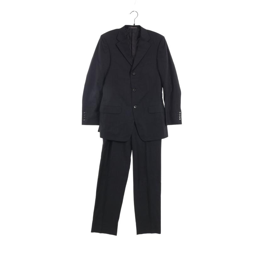 GUCCI・スーツ・ スーツ ウール ブラック シングルブレスト ノータック
