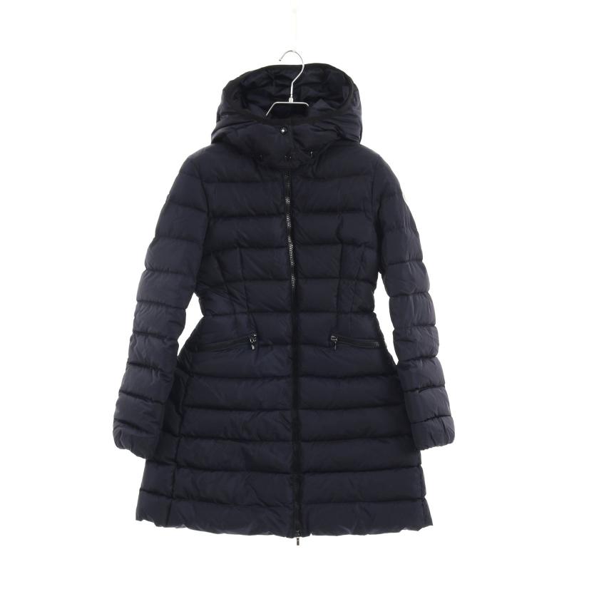 シャーパル モンクレール キッズ MONCLER モンクレール CHARPAL シャーパル キッズ12Aサイズ 大人女性可 KIDS キッズ ガール 子供 2018-2019AW 秋冬 フード付きダウンコート ロングコート ダウンジャケット ダークネイビー サイズ12A レディース00 XS-S相当 micce店