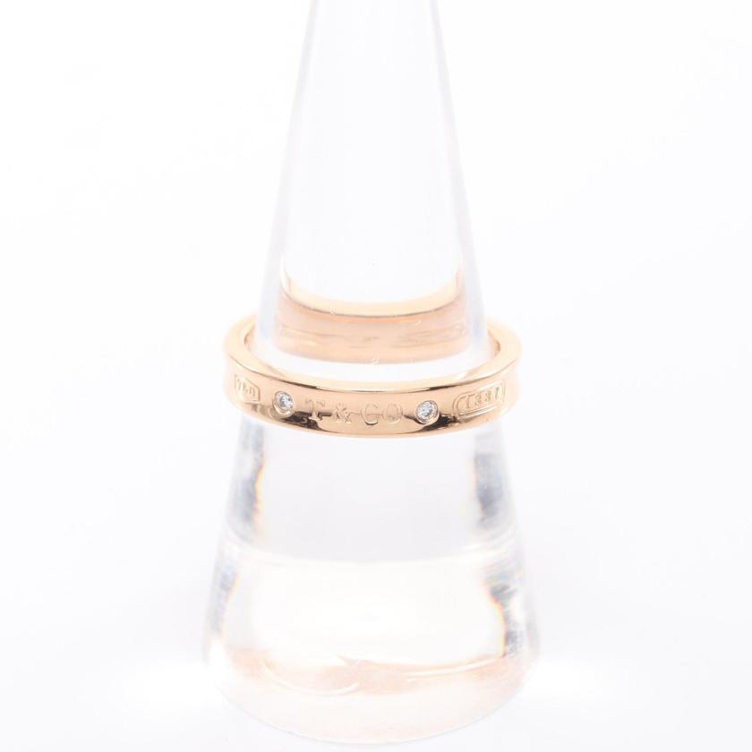 送料無料 新品 Co 17 Tiffany ナロー 2pダイヤ ピンクゴールド K18pg 指輪 リング 指輪 Jewelryhistorians Org