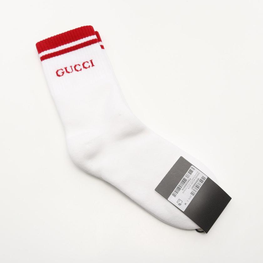 グッチ(GUCCI)|ソックス|靴下|小物|コットン|ホワイト|ロゴ グッチ(GUCCI)|ソックス|靴下|小物|コットン|ホワイト|ロゴ