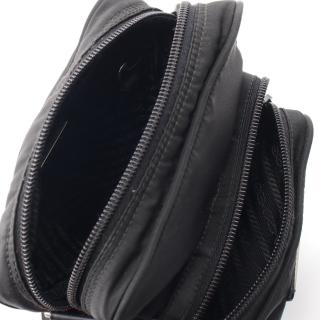 プラダ(PRADA)|ショルダーバッグ|ナイロン|レザー|ブラック|三角プレート|ハイブランド・ブランド専門の中古通販サイト(745612)