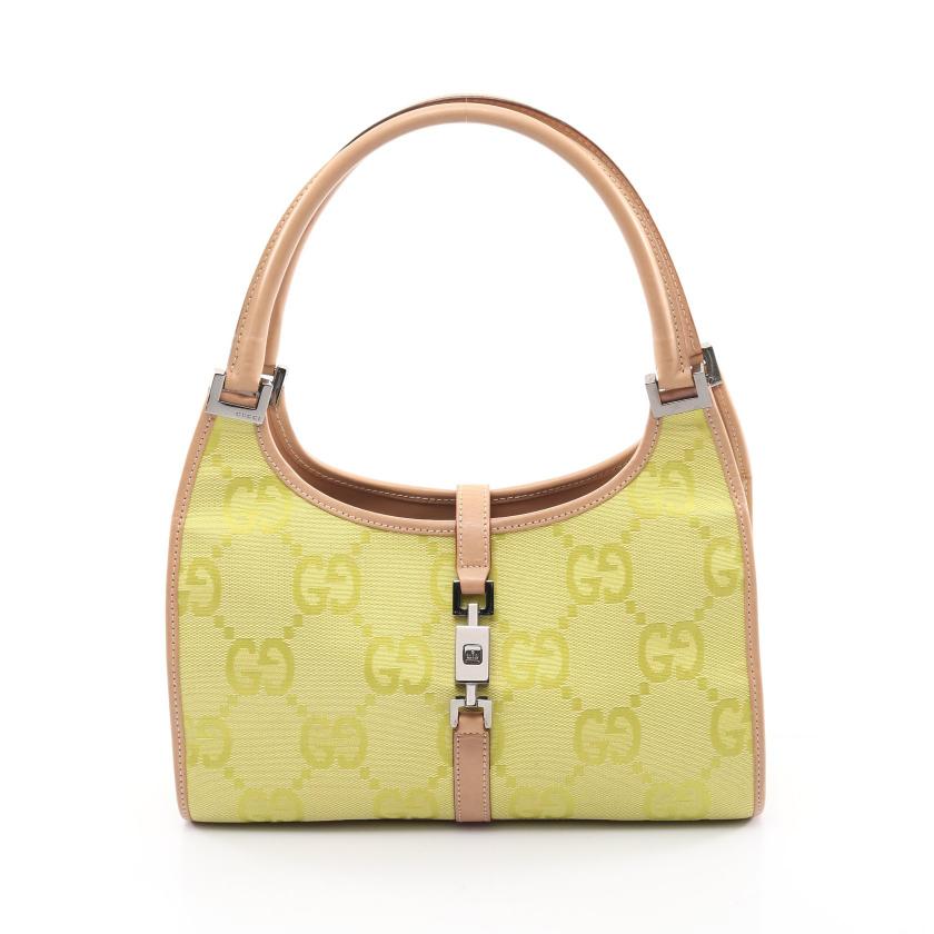 GUCCI・バッグ・ジャッキー GG柄 ハンドバッグ キャンバス