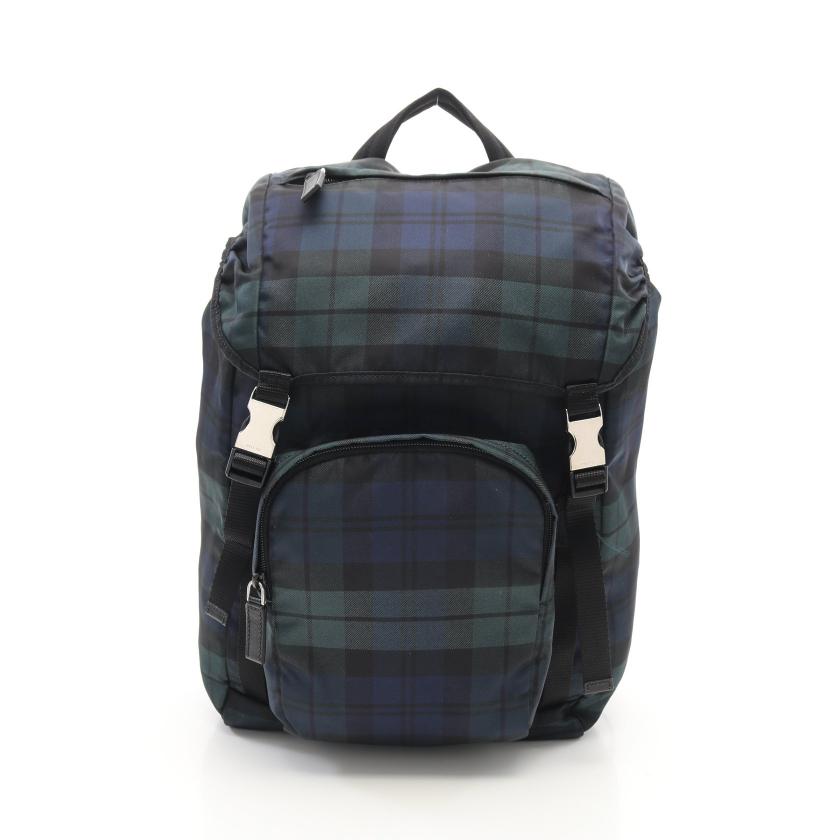 PRADA・バッグ・TESSUTO SCOZZES バックパック リュックサック 