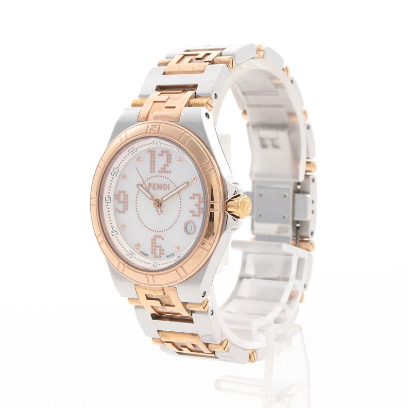 Fendi レディース 時計 シルバー ゴールド　　　今週迄にさせて頂きます FENDI/フェンディ】 640L △替ベルトナシ 腕時計 GP クオーツ シルバー