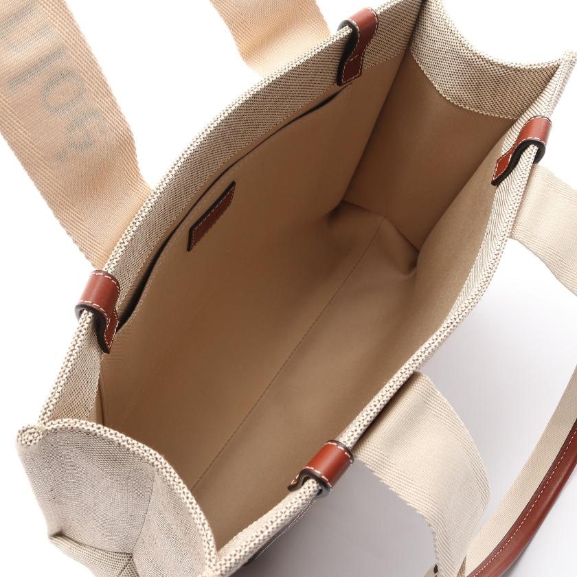 クロエ(Chloe)WOODY|ミディアムトートバッグ|ハンドバッグ|トートバッグ|キャンバス|レザー|ベージュ|ブラウン |ハイブランド・ブランド専門の中古通販サイト(746875) クロエ(Chloe)WOODY|ミディアムトートバッグ|ハンドバッグ|トートバッグ|キャンバス|レザー|ベージュ|ブラウン |ハイブランド・ブランド専門の中古通販サイト(746875)