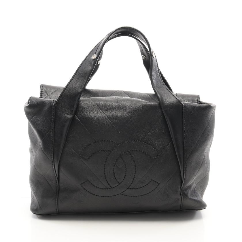 CHANEL・バッグ・シェブロン Vステッチ マトラッセ ハンドバッグ