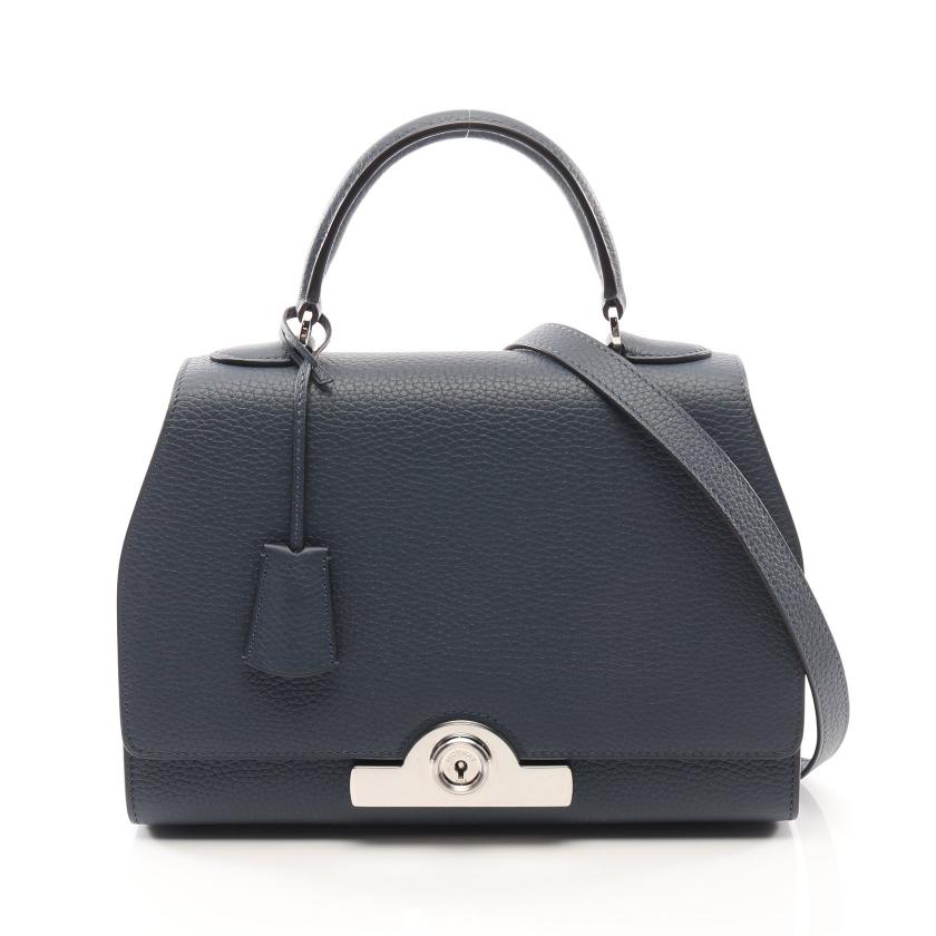 MOYNAT・バッグ・REJANE レジェンヌPM ハンドバッグ レザー ダークネイビー 2WAY