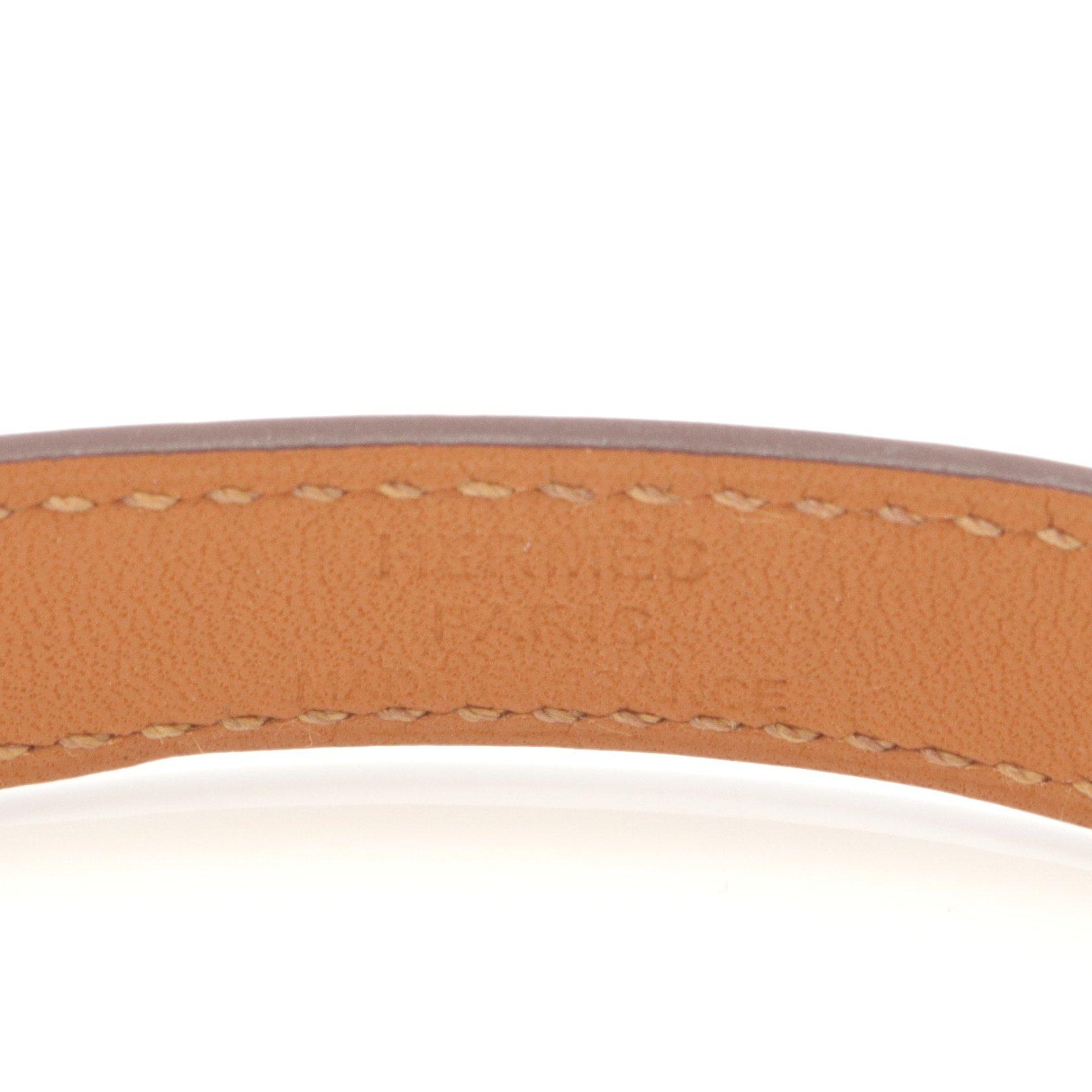 エルメス(HERMES)ケリー|ドゥブルトゥール|エトゥープ|ブレスレット|ヴォースイフト|グレーベージュ|シルバー金具|T刻印|ハイブランド・ブランド専門の中古通販サイト(748533)
