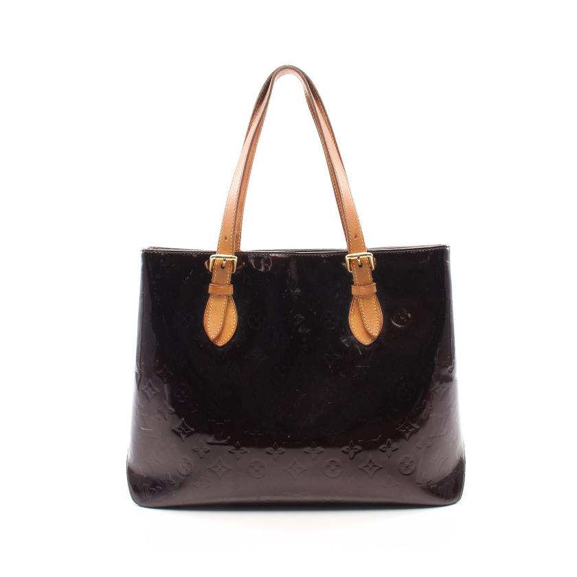 Louis Vuitton ヴェルニハンドバッグ ダークパープル