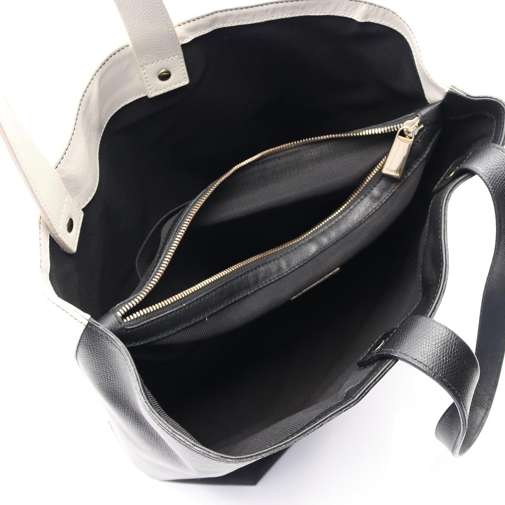 フルラ(FURLA)|ショルダーバッグ|トートバッグ|レザー|ブラック|ホワイト|バイカラー|ハイブランド・ブランド専門の中古通販サイト(751717)