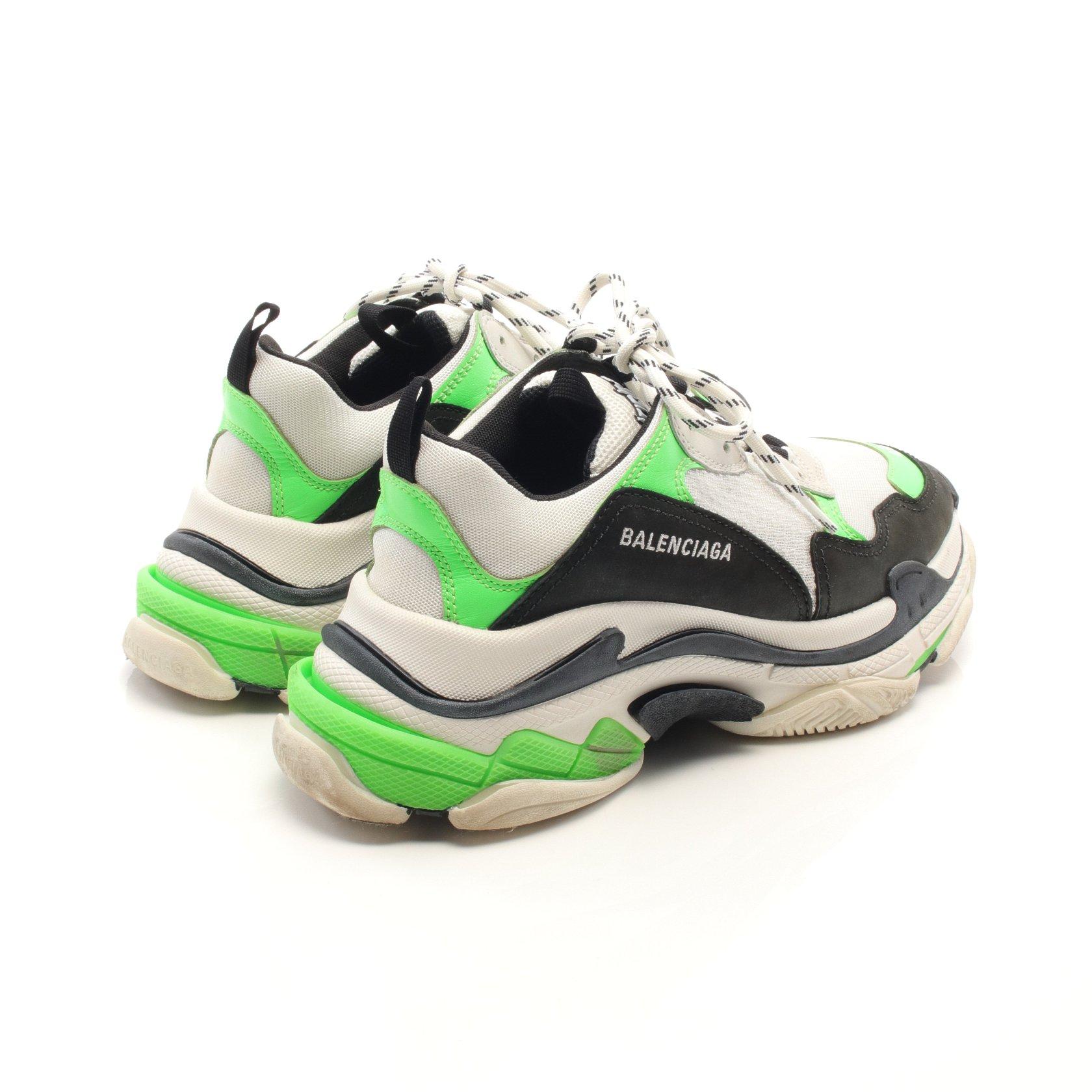美品★BALENCIAGA トリプルSネオングリーン スニーカー 41 27cm 美品☆BALENCIAGA トリプルSネオングリーン スニーカー 41 27cm