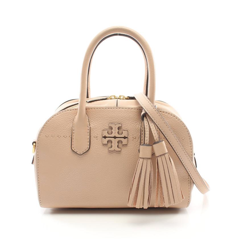 TORY BURCH・バッグ・マックグロー ハンドバッグ レザー ライトピンク