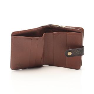ルイヴィトン(LOUIS VUITTON)コンパクトジップ|モノグラム|二つ折り財布|PVC|ブラウン|ハイブランド・ブランド専門の中古通販サイト(753653)