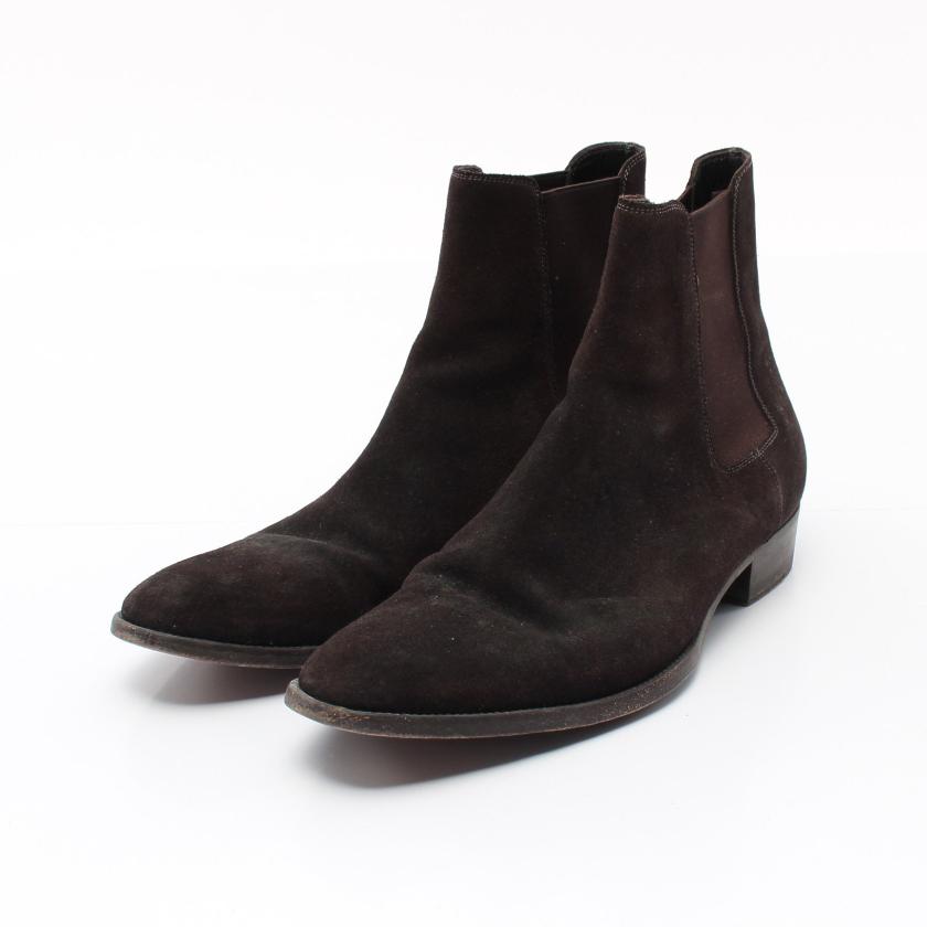 SAINT LAURENT PARIS・シューズ・ワイアット サイドゴアブーツ