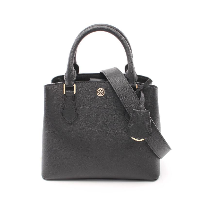 TORY BURCH・バッグ・ロビンソン ハンドバッグ レザー ブラック