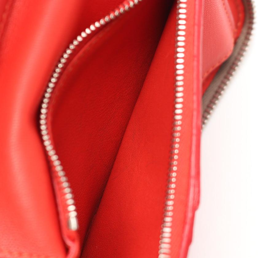 セリーヌ(CELINE)ミディアム|ジップ|アラウンド|ウォレット|ラウンドファスナー二つ折り財布|レザー|グレーベージュ|ハイブランド・ブランド専門の中古通販サイト(759082)