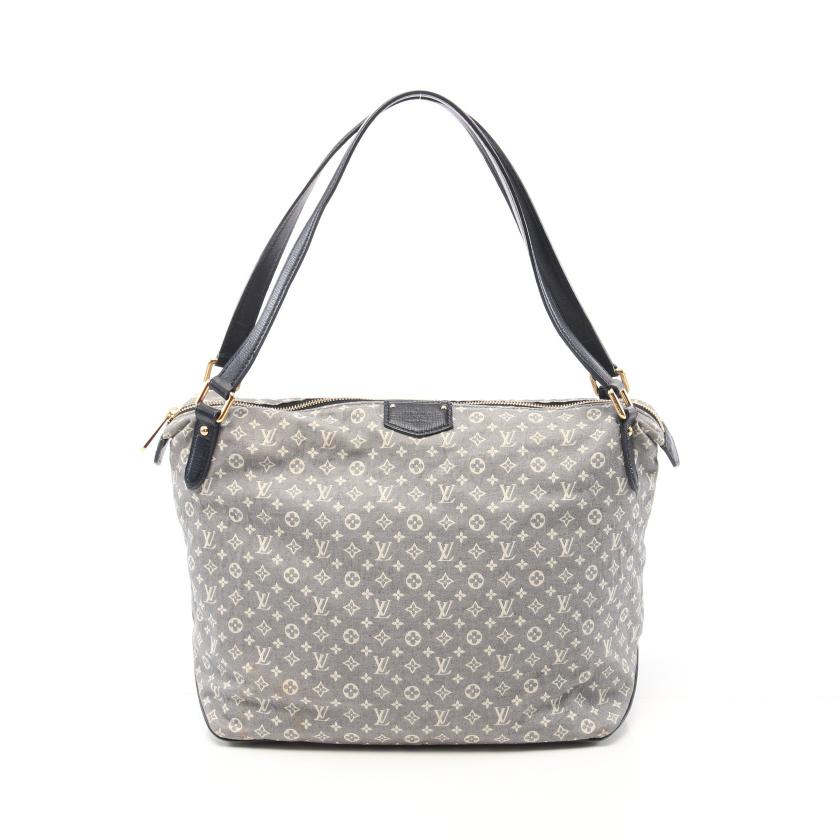 ルイヴィトン（LOUIS VUITTON）バラードMM｜モノグラムイディール｜ショルダーバッグ｜キャンバス｜レザー｜ライトブルー｜ネイビー