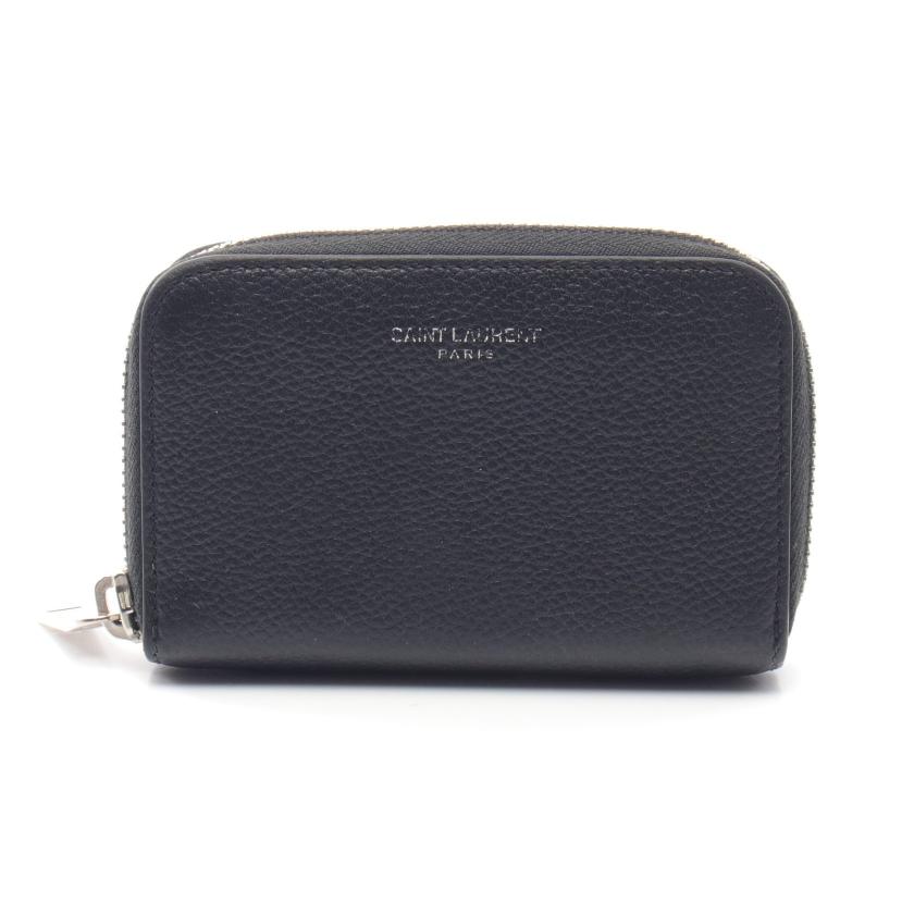 SAINT LAURENT PARIS 財布・コインケース - グレー 【古着】【中古  