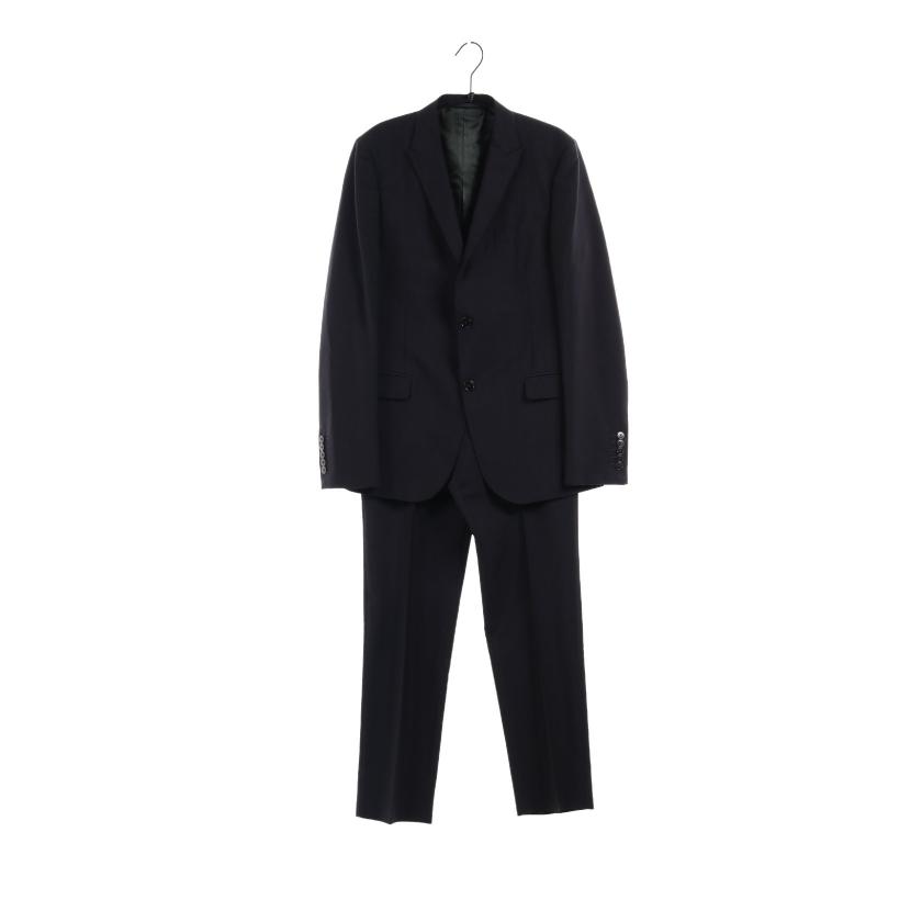 GUCCIグレー ストライプ ピークドラベルスーツ GUCCIグレー ストライプ ピークドラベルスーツ