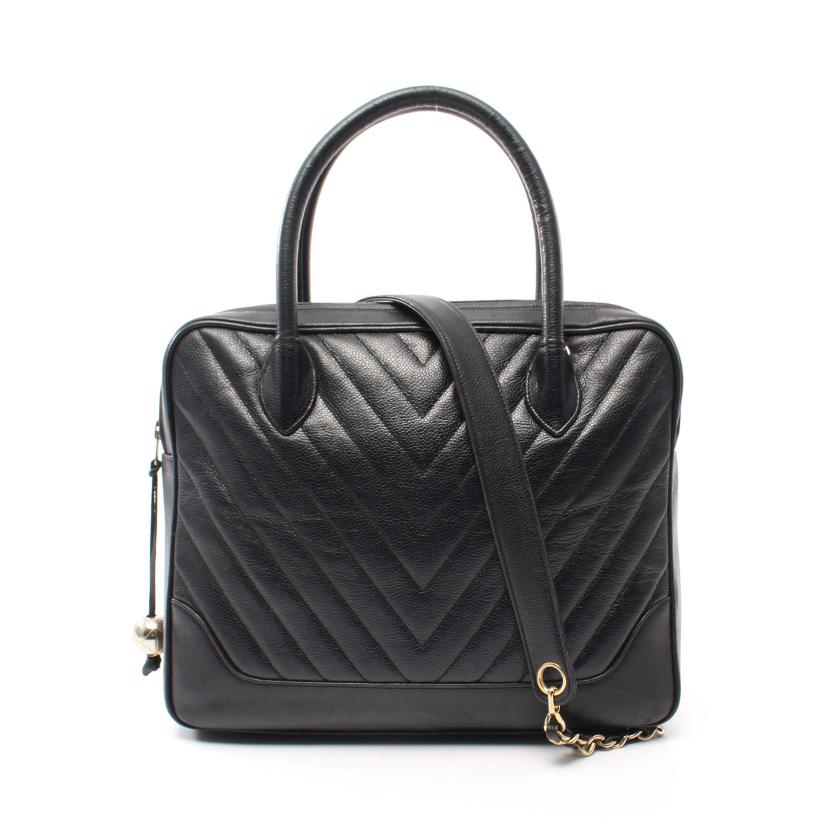 シャネル 2way ハンドバッグ　シェブロン ラムレザー Vステッチ 正規品 楽天市場】CHANEL シャネル Vステッチ シェブロン ココハンドル